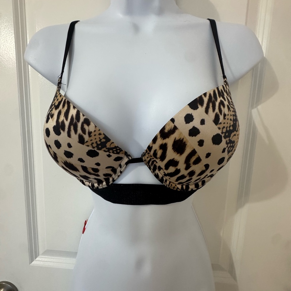 Leopard Print Women's Bra